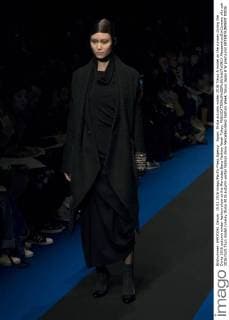 Japan: Divka autumn winter 2016 Tokyo A model on the runway during the Divka 2016 autumn winter fashion show at the Mercedes-Benz Fashion Week Tokyo.  AlessandroxDixCiommo