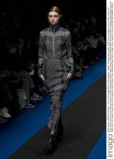 Japan: Divka autumn winter 2016 Tokyo A model on the runway during the Divka 2016 autumn winter fashion show at the Mercedes-Benz Fashion Week Tokyo.  AlessandroxDixCiommo