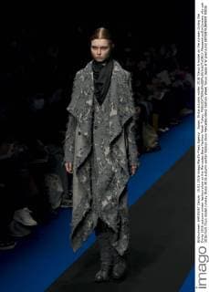 Japan: Divka autumn winter 2016 Tokyo A model on the runway during the Divka 2016 autumn winter fashion show at the Mercedes-Benz Fashion Week Tokyo.  AlessandroxDixCiommo