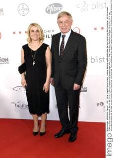 Verena Bentele und Horst Köhler bei der Verleihung des Deutschen Hörfilmpreises 2016 im Kino International. Berlin, 15.03.2016 Foto:xFredericx xFuturexImage