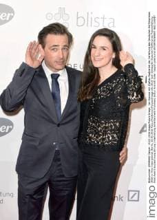 Jan Sosniok mit Ehefrau Nadine bei der Verleihung des Deutschen Hörfilmpreises 2016 im Kino International. Berlin, 15.03.2016 Foto:xFredericx xFuturexImage