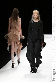 March 16, 2016, Tokyo, Japan - Models display creationa designed by Danish designers Anne Sofie Madsen during her 2016 autum winter collection in Tokyo on Wednesday, March 16, 2016 as a part of Tokyo Fashion Week. Tokyo Fashion Week started here from March 14 through 19.  (lwxa000371)
