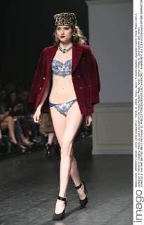 March 15, 2016, Tokyo, Japan - A model displays Japanese lingerie maker Peach John s collection in Tokyo on Tuesday, March 15, 2016 as a part of the Tokyo Fashion Week. Tokyo Fashion Week for 2016 autumn and winter collection is now held her from March 14 through 19.  (lwxa000424)