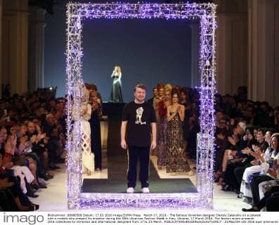 March 17, 2016 - The famous Ukrainian designer Oleksiy Zalevskiy on a catwalk with a models who present his creation during the 38th Ukrainian Fashion Week in Kiev, Ukraine, 17 March 2016. The fashion event presents 2016 collections by Ukrainian and international designers from 17 to 23 March. - ZUMAs334