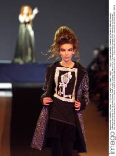 March 17, 2016 - A model presents a creation by Ukrainian designer Aleksey Zalevskiy during the 38th Ukrainian Fashion Week in Kiev, Ukraine, 17 March 2016. The fashion event presents 2016 collections by Ukrainian and international designers from 17 to 23 March. - ZUMAs334