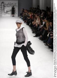 March 17, 2016 - A model presents a creation by Ukrainian designer bobkova during the 38th Ukrainian Fashion Week in Kiev, Ukraine, 17 March 2016. The fashion event presents 2016 collections by Ukrainian and international designers from 17 to 23 March. - ZUMAs334