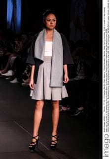 Plaza Indonesia Fashion Week Spring Summer 2016 A model on the runway featuring the works of the designers from Ardistia New York during the Plaza Indonesia Fashion Week Spring Summer 2016.  NatanaelxPohan