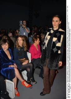 Istanbul Fashion Week - Promis bei Sudi Etuz Modenschau March 17, 2016 - Ayse Hatun Onal, Tuba Unsal and Gonca Vuslateri attends Mercedes Benz Istanbul Fashion Week Sudi Etuz Fashion Show.  - ZUMAd118