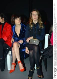 Istanbul Fashion Week - Promis bei Sudi Etuz Modenschau March 17, 2016 - Turkish movie stars Tuba Unsal and Gonca Vuslateri attends Mercedes Benz Istanbul Fashion Week Sudi Etuz Fashion Show.  - ZUMAd118