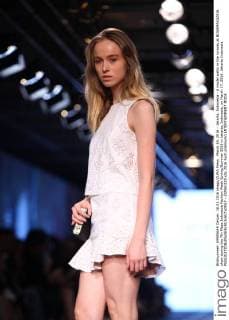 March 18, 2016 - Jakarta, Indonesia - A model walks in the runway at BCBGMAXAZRIA show during the 7th Plaza Indonesia Fashion Week Spring Summer 2016 in Jakarta, Indonesia, on March 17, 2016. Jakarta Indonesia  - ZUMAn230