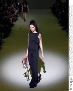 March 18, 2016 - A model presents a creation by Ukrainian designer PODOLYAN during the 38th Ukrainian Fashion Week in Kiev, Ukraine, 18 March 2016. The fashion event presents 2016 collections by Ukrainian and international designers from 17 to 23 March. - ZUMAs334