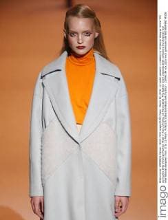 March 18, 2016 - A model presents a creation by Ukrainian designer Andre TAN during the 38th Ukrainian Fashion Week in Kiev, Ukraine, 18 March 2016. The fashion event presents 2016 collections by Ukrainian and international designers from 17 to 23 March. - ZUMAs334