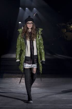 Japan: Onitsuka Tiger brand, Andrea Pompilio s autumn winter 2016 collection A model on the runway during the Onitsuka Tiger brand, Andrea Pompilio s design 2016 autumn winter fashion show at the Mercedes-Benz Fashion Week Tokyo in Japan.  AlessandroxDixCiommo