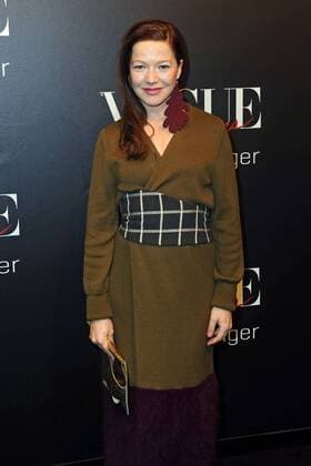 Fashion-Show VOGUE loves Breuninger . Schauspielerin Hannah Herzsprung anläßlich der Fashion-Show VOGUE loves Breuninger am 18.03.2016 in Stuttgart.