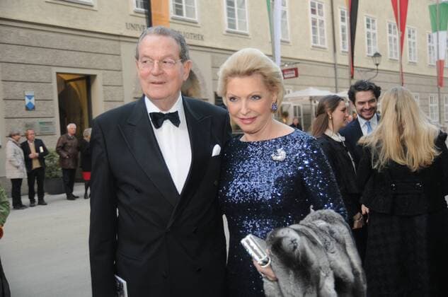 19.3.2016, Jürgen Thumann, Maria-Elisabeth Schäffler, Premiere Otello, Osterfestspiele Großes Festspielhaus, Salzburg,