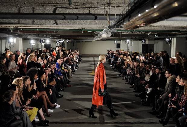 March 19, 2016 - Kiev, Ukraine - The model shows a collection of designer Litkovskaya in the framework of fashion week in the territory of parking Fairmont Hotel Kiev. Ukraine, Saturday, March 19, 2016 Kiev Ukraine  - ZUMAn230