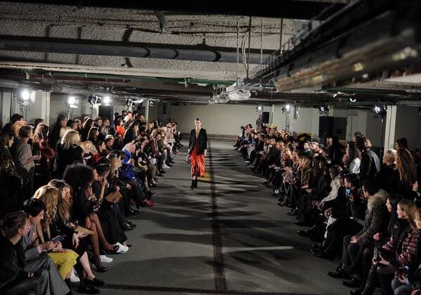 March 19, 2016 - Kiev, Ukraine - The model shows a collection of designer Litkovskaya in the framework of fashion week in the territory of parking Fairmont Hotel Kiev. Ukraine, Saturday, March 19, 2016 Kiev Ukraine  - ZUMAn230