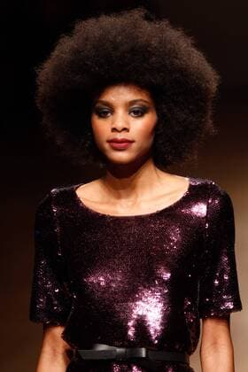 Portugal: Fashion Week A model displays a creation by portuguese designer Nuno Baltazar at his Fall Winter 2016 collection fashion show during Portugal Fashion Week in Porto.  NunoxGuimaraes