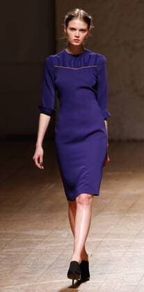 Portugal: Fashion Week A model displays a creation by portuguese designer Katty Xiomara at her Fall Winter 2016 collection fashion show during Portugal Fashion Week in Porto.  NunoxGuimaraes