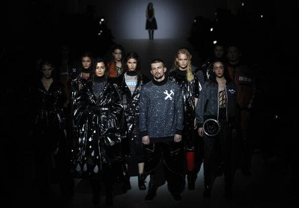 March 21, 2016 - Models present a creation by Ukrainian designer ROUSSIN by Sofia Rousinovich, during the 38th Ukrainian Fashion Week in Kiev, Ukraine, 21 March 2016. The fashion event presents 2016 collections by Ukrainian and international designers from 18 to 23 March. - ZUMAs334