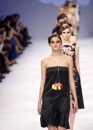 March 21, 2016 - Models present a creation by Ukrainian designer DESSERTS during the 38th Ukrainian Fashion Week in Kiev, Ukraine, 21 March 2016. The fashion event presents 2016 collections by Ukrainian and international designers from 18 to 23 March. - ZUMAs334