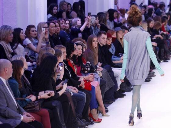 March 21, 2016 - A model presents a creation by Ukrainian designer Olga MAY during the 38th Ukrainian Fashion Week in Kiev, Ukraine, 21 March 2016. The fashion event presents 2016 collections by Ukrainian and international designers from 17 to 23 March. - ZUMAs334