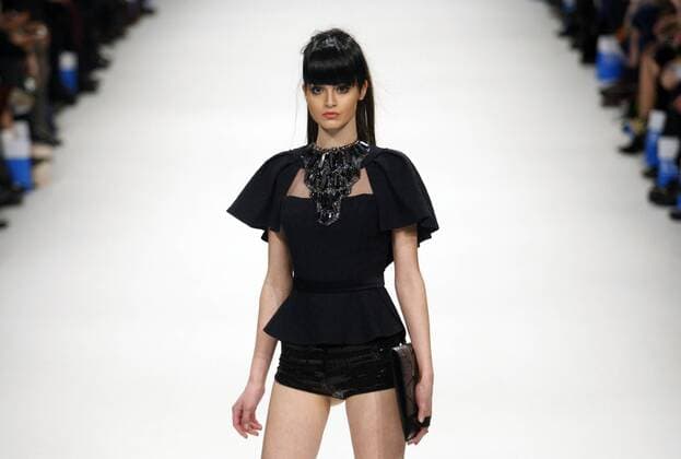 March 21, 2016 - A model presents a creation by Ukrainian designer Aina GASSE during the 38th Ukrainian Fashion Week in Kiev, Ukraine, 21 March 2016. The fashion event presents 2016 collections by Ukrainian and international designers from 17 to 23 March. - ZUMAs334