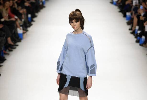 March 21, 2016 - A model presents a creation by Ukrainian designer Aina GASSE during the 38th Ukrainian Fashion Week in Kiev, Ukraine, 21 March 2016. The fashion event presents 2016 collections by Ukrainian and international designers from 17 to 23 March. - ZUMAs334