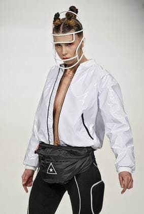 March 21, 2016 - Kiev, Ukraine - A model presents a creation by by Ukrainian brand DASTISH FANTASTISH,during the Ukrainian Fashion Week in Kiev, Ukraine,on 21 March,2016. The event presents Autumn Winter 2016-2017 collections by Ukrainian and international designers from 17 to 23 March. Kiev Ukraine - ZUMAg194
