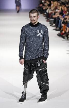 March 21, 2016 - Kiev, ukraine - A model presents a creation by Ukrainian designer ROUSSIN by Sofia Rousinovich during the Ukrainian Fashion Week, in Kiev, Ukraine,on 21 March,2016. The event presents Autumn Winter 2016-2017 collections by Ukrainian and international designers from 17 to 23 March. Kiev ukraine  - ZUMAn230