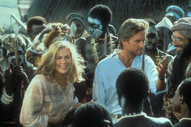 Auf der Jagd nach dem Juwel vom Nil Kathleen Turner Michael Douglas, Copyright: TBM UnitedArchives06220443