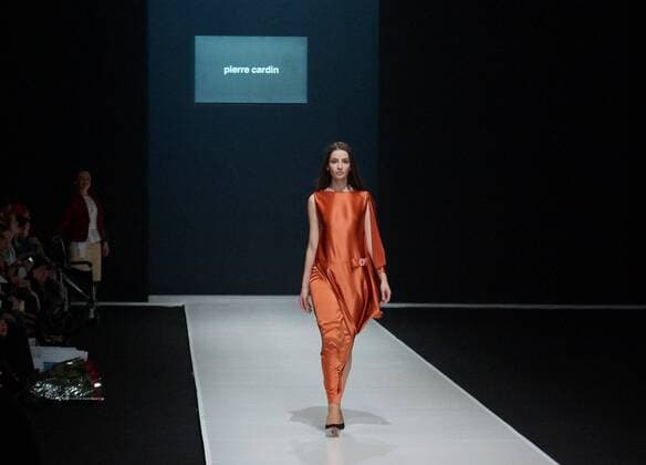 22.03.16 Moscow. Gostiny Dvor. Fashion week in Moscow 2016. The Show Of Pierre Cardin OlgaxSokolova 