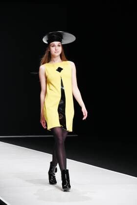 March 22, 2016. - Russia, Moscow. - Gostiny Dvor. Made in Russia Fashion Week in Moscow. Day One. In picture: Pierre Cardin fashion show AnatolyxLomokhov 