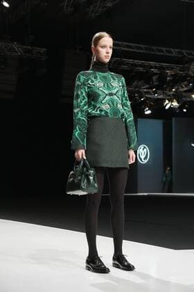March 22, 2016. - Russia, Moscow. - Gostiny Dvor. Made in Russia Fashion Week in Moscow. Day One. In picture: Valentin Yudashkin fashion show AnatolyxLomokhov 