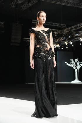 March 22, 2016. - Russia, Moscow. - Gostiny Dvor. Made in Russia Fashion Week in Moscow. Day One. In picture: Valentin Yudashkin fashion show AnatolyxLomokhov 