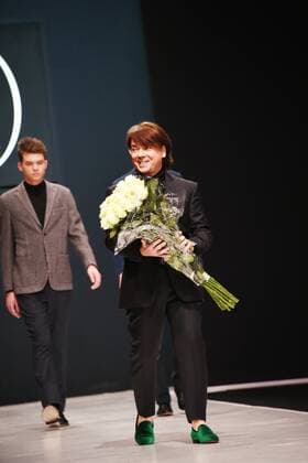March 22, 2016. - Russia, Moscow. - Gostiny Dvor. Made in Russia Fashion Week in Moscow. Day One. In picture: Valentin Yudashkin fashion show. Fashion designer Valentin Yudashkin. AnatolyxLomokhov 