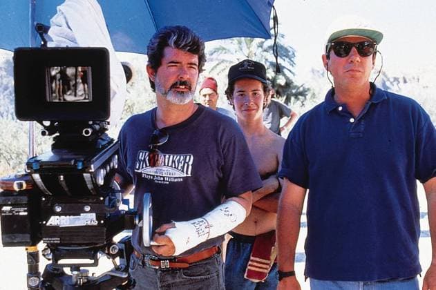 Lucas, George Rick McCallum, Copyright: TBM UnitedArchives9737216