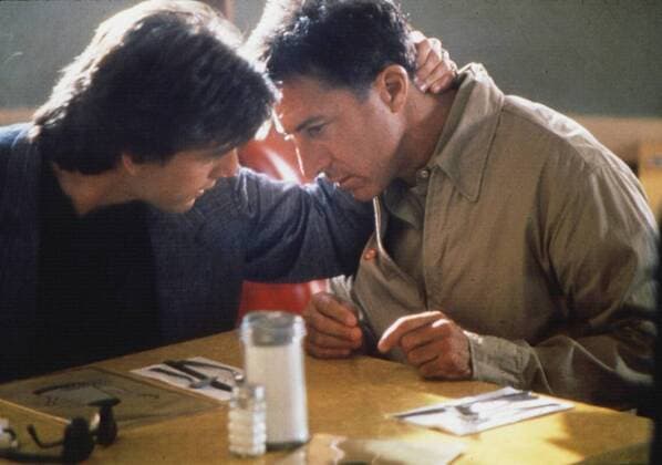 OSCARS. Bester Hauptdarsteller. Preisträger 1981-1990 Rain Man Tom Cruise Dustin Hoffman, Copyright: TBM UnitedArchives0329229