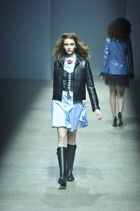 March 24, 2016 - Beijing, Beijing, CHN - Beijing, CHINA - March 24 2016: (EDITORIAL USE ONLY. CHINA OUT) 2016 F W Beijing Fashion Week: Models present ALEXANDER.T.ZHAO show. Beijing CHN  - ZUMAs145