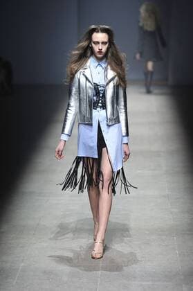 March 24, 2016 - Beijing, Beijing, CHN - Beijing, CHINA - March 24 2016: (EDITORIAL USE ONLY. CHINA OUT) 2016 F W Beijing Fashion Week: Models present ALEXANDER.T.ZHAO show. Beijing CHN  - ZUMAs145