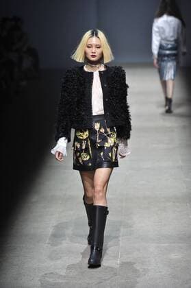 March 24, 2016 - Beijing, Beijing, CHN - Beijing, CHINA - March 24 2016: (EDITORIAL USE ONLY. CHINA OUT) 2016 F W Beijing Fashion Week: Models present ALEXANDER.T.ZHAO show. Beijing CHN  - ZUMAs145