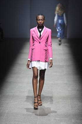 March 24, 2016 - Beijing, Beijing, CHN - Beijing, CHINA - March 24 2016: (EDITORIAL USE ONLY. CHINA OUT) 2016 F W Beijing Fashion Week: Models present ALEXANDER.T.ZHAO show. Beijing CHN  - ZUMAs145