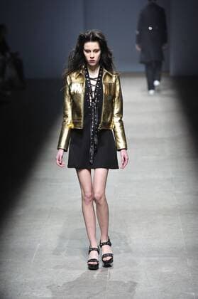 March 24, 2016 - Beijing, Beijing, CHN - Beijing, CHINA - March 24 2016: (EDITORIAL USE ONLY. CHINA OUT) 2016 F W Beijing Fashion Week: Models present ALEXANDER.T.ZHAO show. Beijing CHN  - ZUMAs145