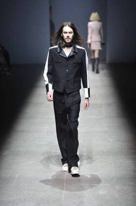 March 24, 2016 - Beijing, Beijing, CHN - Beijing, CHINA - March 24 2016: (EDITORIAL USE ONLY. CHINA OUT) 2016 F W Beijing Fashion Week: Models present ALEXANDER.T.ZHAO show. Beijing CHN  - ZUMAs145