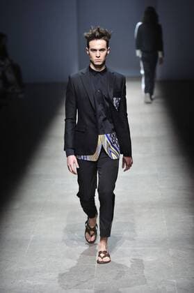 March 24, 2016 - Beijing, Beijing, CHN - Beijing, CHINA - March 24 2016: (EDITORIAL USE ONLY. CHINA OUT) 2016 F W Beijing Fashion Week: Models present ALEXANDER.T.ZHAO show. Beijing CHN  - ZUMAs145