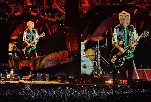 The legendary British band The Rolling Stones performs during a free concert in Havana, Cuba, on 25 March 2016, with a multitudinous assistance. Rolling Stones concert in Cuba !ACHTUNG: NUR REDAKTIONELLE NUTZUNG!  HAB01 20160326-635945648252967204