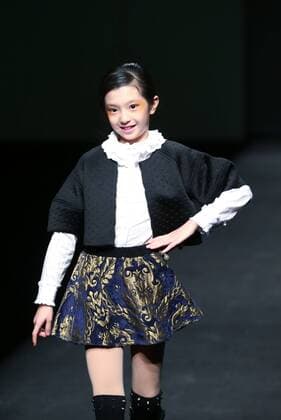 BEIJING, CHINA - MARCH 26: (CHINA OUT) A model showcases designs on the runway at JOJO Collection during the Mercedes-Benz China Fashion Week Autumn Winter 2016 2017 at Beijing Hotel on March 26, 2016 in Beijing, China.  CFP481734879