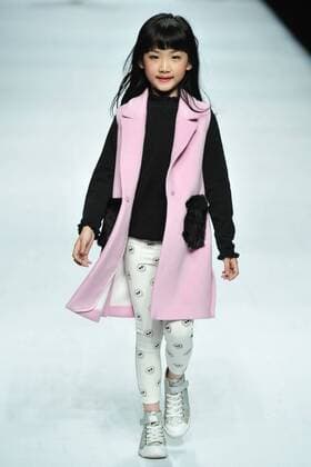 BEIJING, CHINA - MARCH 27: (CHINA OUT) A model showcases designs on the runway at Ting Zu Collection during the Mercedes-Benz China Fashion Week Autumn Winter 2016 2017 at Beijing Hotel on March 27, 2016 in Beijing, China.  CFP481774066