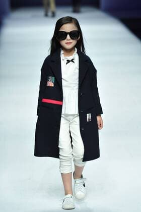 BEIJING, CHINA - MARCH 27: (CHINA OUT) A model showcases designs on the runway at Ting Zu Collection during the Mercedes-Benz China Fashion Week Autumn Winter 2016 2017 at Beijing Hotel on March 27, 2016 in Beijing, China.  CFP481774084