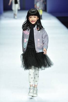 BEIJING, CHINA - MARCH 27: (CHINA OUT) A model showcases designs on the runway at Ting Zu Collection during the Mercedes-Benz China Fashion Week Autumn Winter 2016 2017 at Beijing Hotel on March 27, 2016 in Beijing, China.  CFP481774090